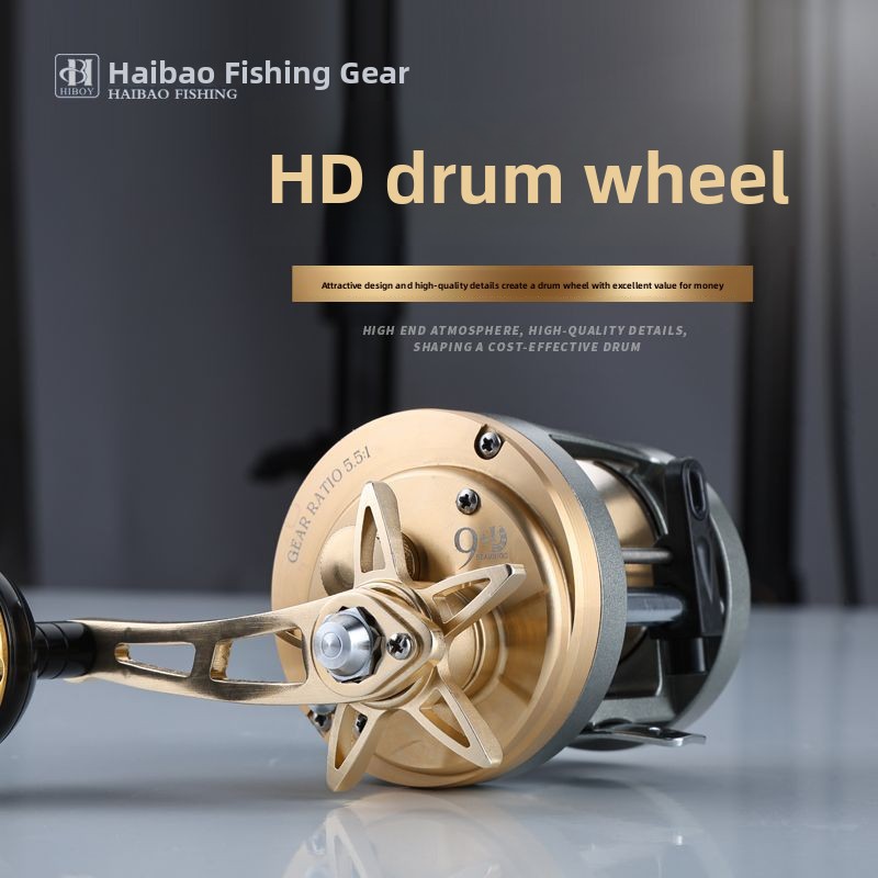 Ice Fishing Line - HD300Metal Sea Fishing Slow Reel10High-speed ratio