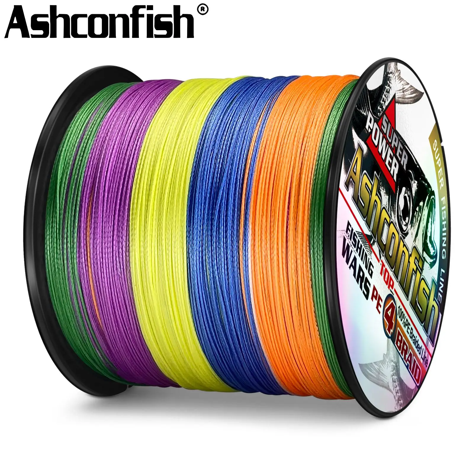 Ashconfish 500M Multicolour PE - огляд і ціна Ice Fishing Line