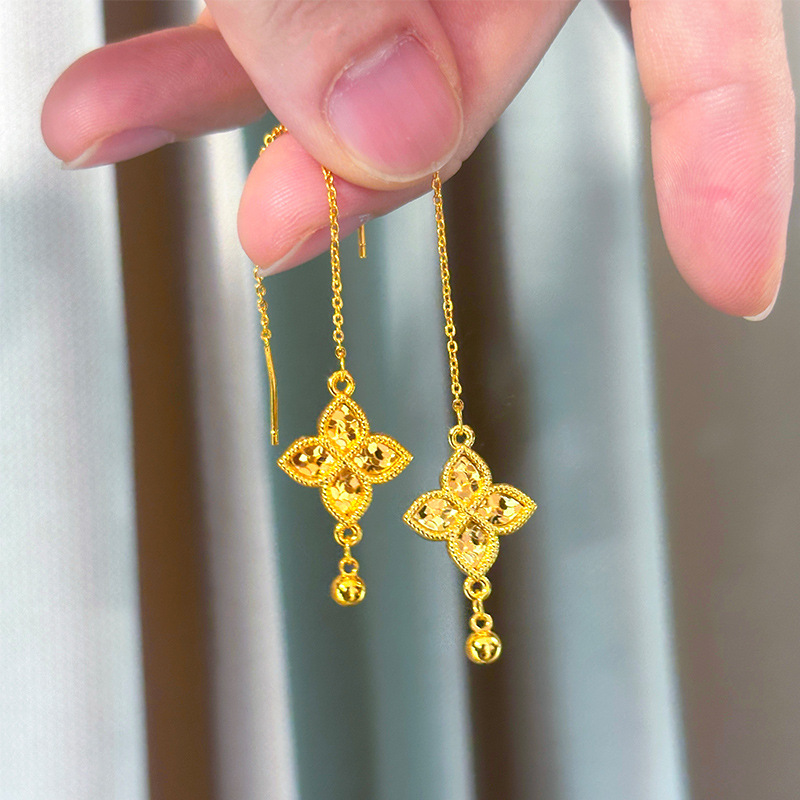 Fashion 18kt Gold Four Leaf Cl - огляд і ціна Freshwater Line